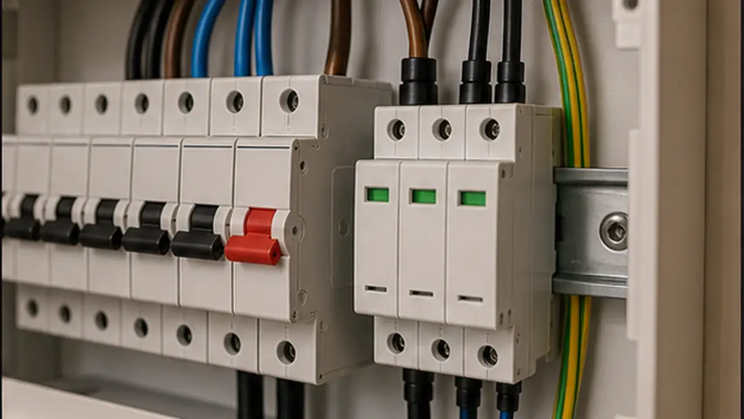 Illustrative surge protection installation work in Laurencekirk