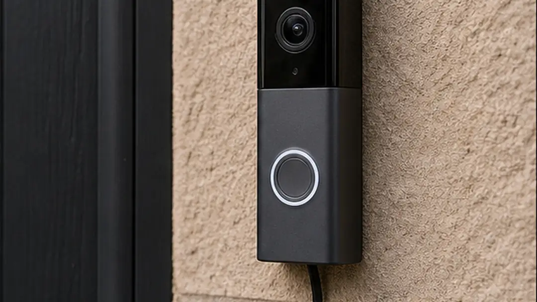 Illustrative video doorbell installation work in Laurencekirk